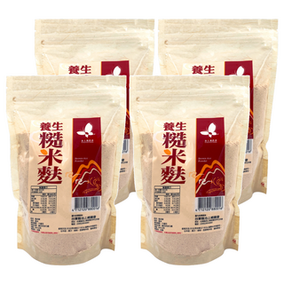 池上鄉農會 糙米麩 - 養生沖調飲品 天然無添加 台灣製造, 4包, 300g