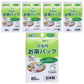 茶包袋 日本製, M(95 x 70mm), 60個, 5包