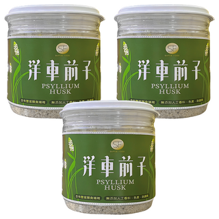 SUPER FOOD 洋車前子 豐富膳食纖維 無添加 純素可食, 100g, 1入, 3罐