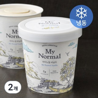 마이노멀 바닐라 아이스크림 (냉동), 474ml, 1개입, 2개