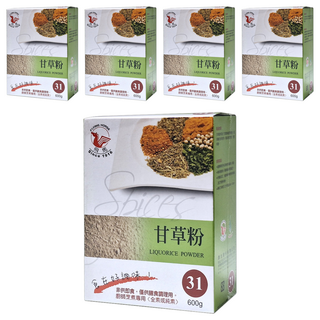 飛馬 甘草粉 600g 廚師烹煮專用 全素或純素, 5盒