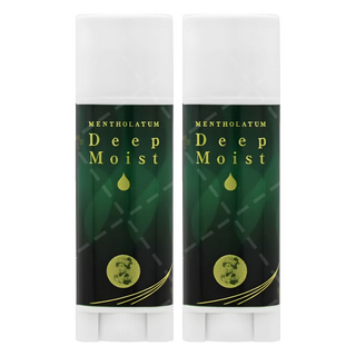 MENTHOLATUM 曼秀雷敦 深層保濕潤唇膏 4.5g 添加玻尿酸, 薄荷, 2支