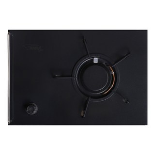 TIERRA KEEP 露營一鍵式陶瓷塗層桌上型瓦斯爐, 黑色, 1套