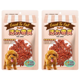 GooToe 活力零食 雞肉小嚼骨 台灣製造 美味有嚼勁, 雞肉, 200g, 2包