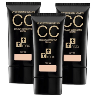 ttmax 全效完美修飾CC霜SPF33, 15%修飾潤色, 30ml, 3入