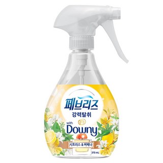 페브리즈 다우니 강력탈취 섬유탈취제 시트러스앤버베나 본품, 370ml, 1개
