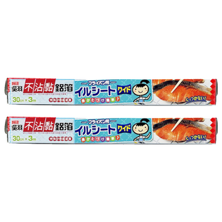 楓康 吳羽不沾黏鋁箔, 30cm x 3m, 3m, 2盒