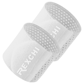 REXCHI 雷奇 運動纏繞式加壓護腕 HW16 21 x 5cm 白色 - 輕薄透氣 舒緩手腕不適, 2個