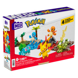 MEGA BRANDS 美高積木 寶可夢關都地區隊 130P, 混合顏色, 1盒