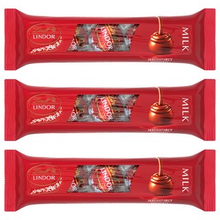 Lindt 瑞士蓮 LINDOR Lint Lindovol牛奶巧克力 3入, 37g, 3個