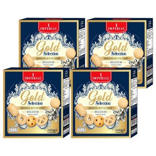 임페리얼쿠키 골든 셀렉션 벨기에 스낵, 4개, 90g