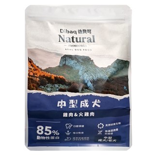 Dibaq Natural moments 中型成犬 自然嗑犬糧, 口腔保健配方, 300g, 1袋
