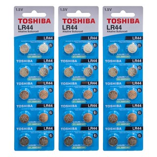 TOSHIBA 東芝 鹼性乾電池 LR44, 3個, 10入