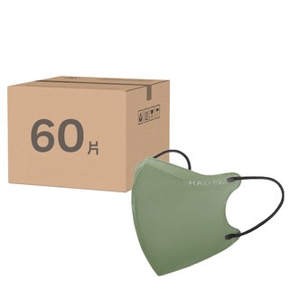 HAOFA 氣密型 N95 立體醫療口罩 S, 煙霧綠, 30片, 2組