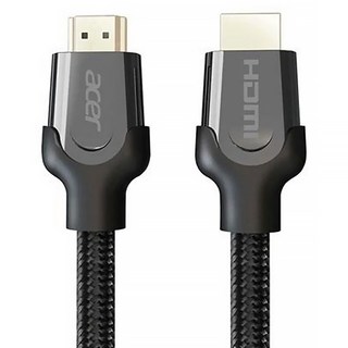 acer 宏碁專業級真8K 2.1版HDMI傳輸線 高端鏡面鋅合金外殼, 1條, OCB241