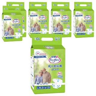 安親 FeelFree 成人紙尿褲 防漏加強 L-XL 號 38-58吋, 13片, 6包
