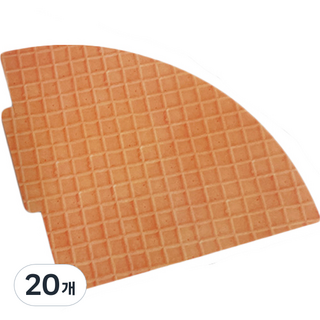 팬시픽스 꽃 꼬깔 포장지, 02 와플콘, 20개