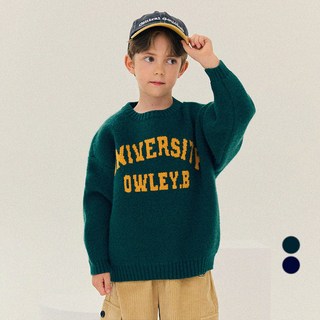 OWLEYBARN 兒童提花寬鬆版針織毛衣