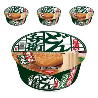 NISSIN 日清 咚兵衛 油豆腐烏龍麵 95g -日式油豆腐 關西風味, 4入
