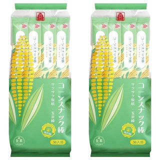 北田 玉米棒, 海苔味, 30支入, 210g, 2袋