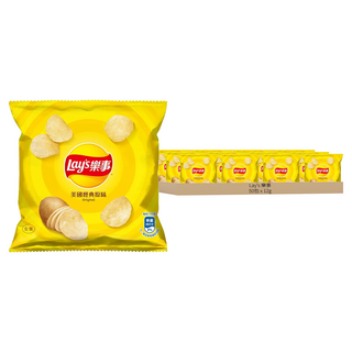 Lay's 樂事 洋芋片 美國經典原味, 12g, 50包