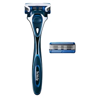 Schick 舒適牌 舒適水次元5刮鬍刀 刀架 + 刀頭 Set, 五刀片設計 玻尿酸保濕, 1組