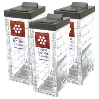 inomata 調味罐 胡椒粒 63ml 可重複使用, 3個