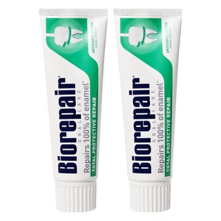 Biorepair 貝利達 全效修護琺瑯質牙膏, 75ml, 2條