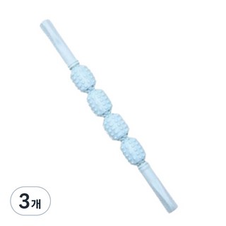 EORIN 滾輪按摩器 46cm, 3個, 天藍色
