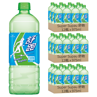 舒跑運動飲料 無添加果糖 低鈉零脂肪 維他命C, 975ml, 36瓶