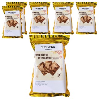 SHOP4FUN 天然竹酢樹液足貼 Set, 6包, 1袋