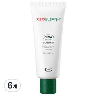 Dr.G Red Blemish 積雪草S乳霜 2X, 70ml, 6個