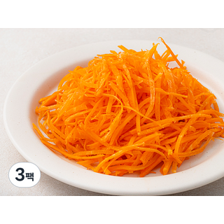 국내산 당근 채, 200g, 3팩