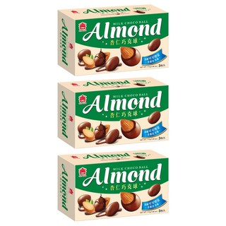 義美 杏仁巧克球 牛奶巧克力, 111g, 3盒