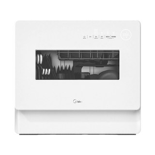 마이디어 자동문열림 UV 램프 식기세척기 6인용, 화이트, MDWMT0601W-WINE-KR, 방문설치