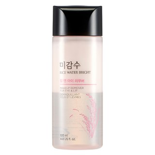 THE FACE SHOP 菲詩小舖 丰米水活眼唇卸妝液, 120ml, 1瓶