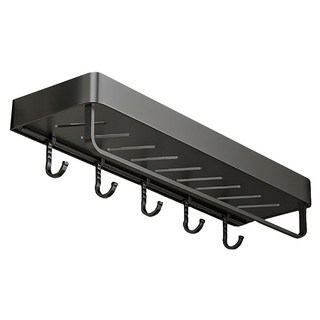 DANLE 丹樂 浴室置物架 50cm, 黑色, 1個