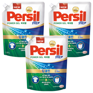 Persil 寶瀅 韓國原裝進口 強效淨垢 洗衣凝露補充包, 1.5L, 3包