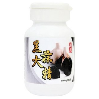 必盛氏 醱酵黑大蒜精 無蒜臭味 含18種胺基酸, 600mg, 60顆, 1罐