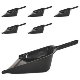 NAKAYA 日本簡潔畚箕, 黑色, 6個