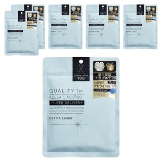 QUALITY 1ST Derma Laser 超級面膜 杜鵑花酸, 7片, 6包