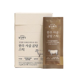 설성목장 한우 사골 곰탕 스틱 10p, 140g, 1개