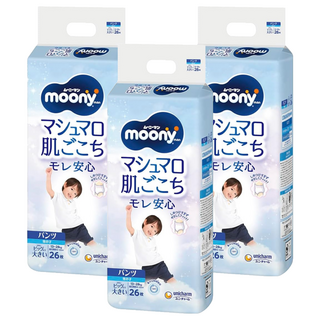 滿意寶寶日本版 頂級超薄褲型尿布 男童款 13~28kg, XXL, 78片