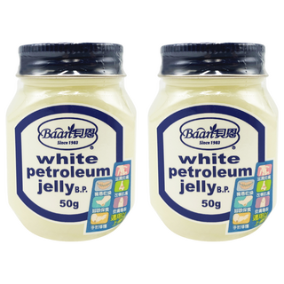 Baan 貝恩 嬰兒凡士林，修護保濕，無添加致敏成份，50g, 2罐