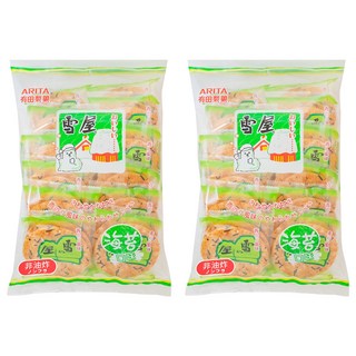 ARITA 有田製菓 雪屋 海苔, 190g, 2袋