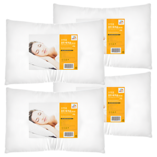 comet C形拉鍊枕頭, 白色, 4個