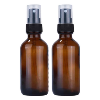 달모아 휴대용 유리 분무타입 스프레이 공병 30ml, 갈색, 2개