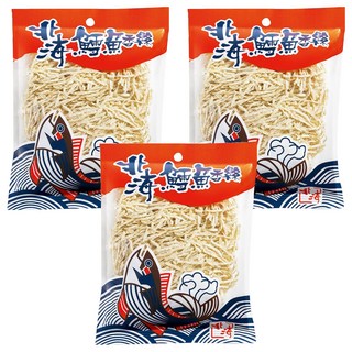 北海 鱈魚香絲, 味道鮮美, 休閒零嘴最佳良伴, 103g, 3包