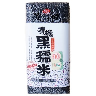 池上多力米 大地有機黑糯糙米, 台東縣池上鄉產, 富含天然花青素及膳食纖維, 1.5kg, 1包