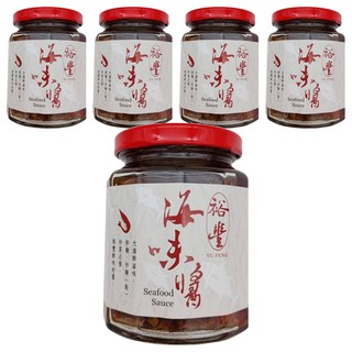 裕豐食品 海味醬 黑豆釀造120天以上 無添加防腐劑, 260g, 5罐